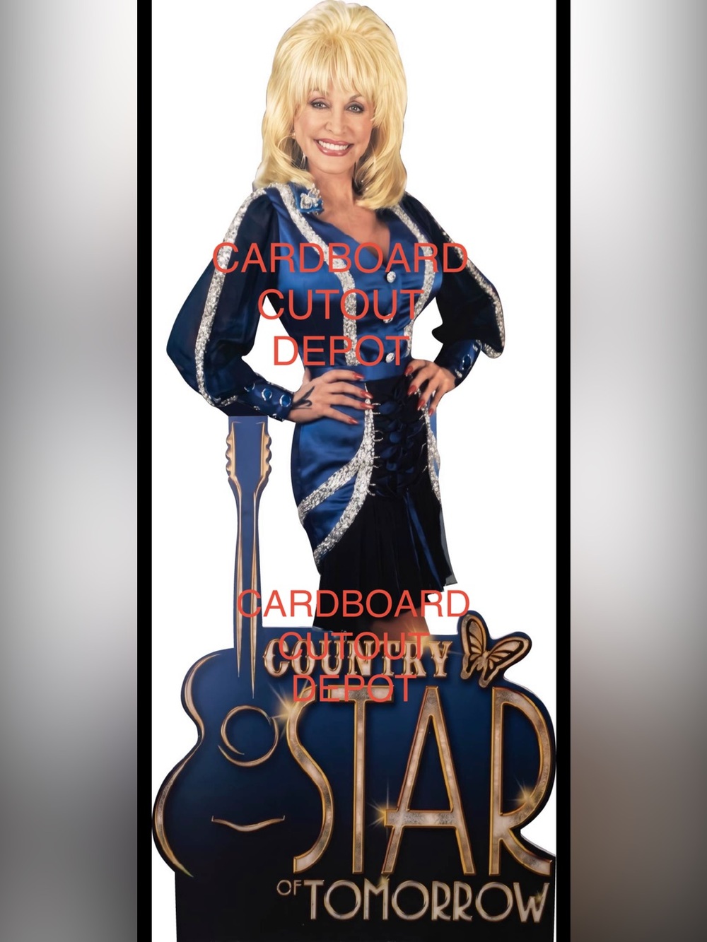 Dolly Parton Life Size Cardboard Cutout Free Shipping!